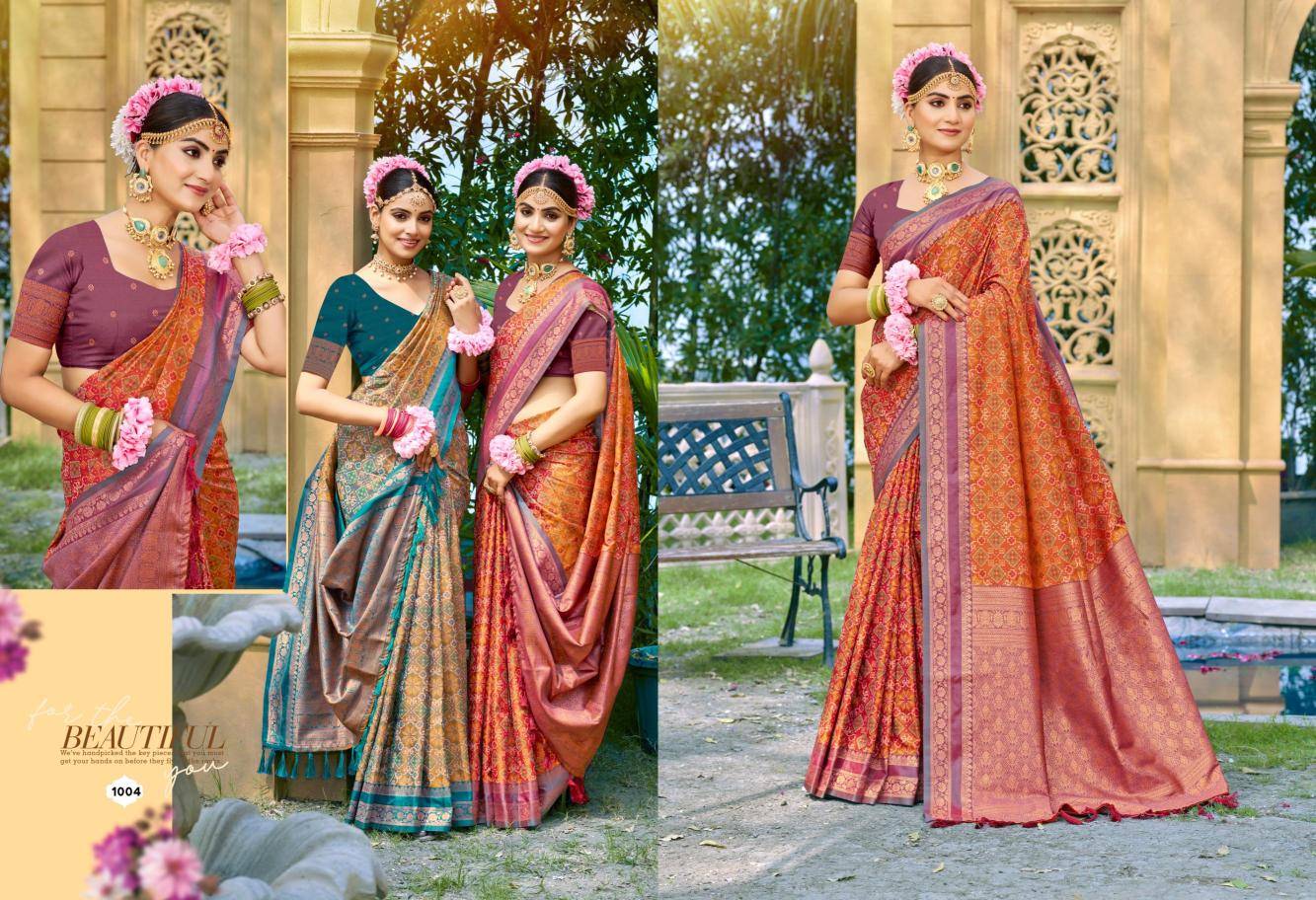 Bunawat - Kantha silk Surat saree wholesale market rate